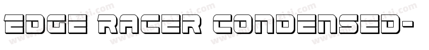 Edge Racer Condensed字体转换